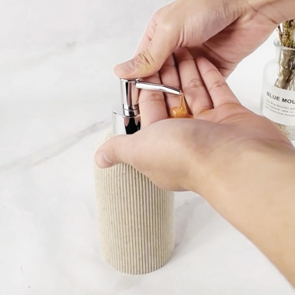 10 Pump Head Replacement for Soap Dispenser, 28/400 Threads Standard Size, for Bathroom and Kitchen (Clear Silver)