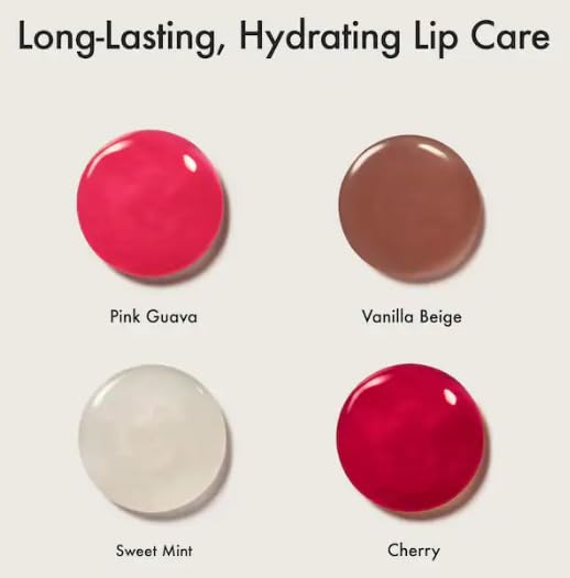 Summer Fridays The Lip Butter Balm Minis - Vanilla Beige, Pink Guava, Cherry and Sweet Mint (.16 Oz each)