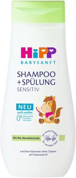 Shampoo with organic almond oil - 200 ml - German -
