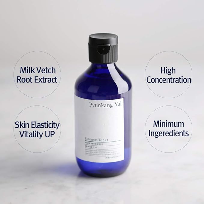 Pyunkang Yul PKY Essence Toner Bundle for Deep Hydration, Highly Concentrated Essence Facial Toner, Minimal Ingredients, Zero-Irritation, Korean Skincare (6.8 Fl. Oz, 200ml, 2pcs)
