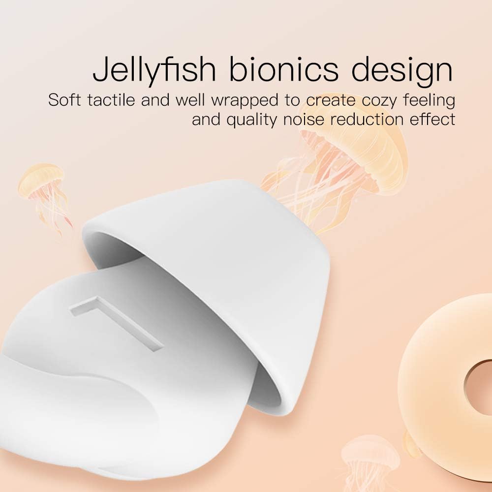 WUTAN Ear Plugs for Sleeping Noise Cancelling 14-38dB, Comfortable Soft Reusable Silicone Ear Plugs Noise Reduction Earplugs for Sleep Snoring Concert Work Travel