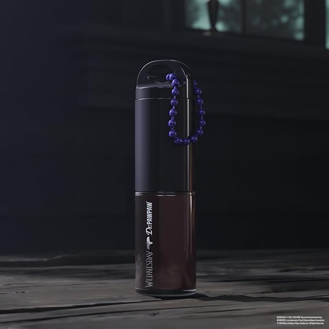 Dr. PawPaw Wednesday Blackberry Tinted Lip Oil - Deep, Sheer Shade Lip Moisturizer - Hydrating, Lightweight Shine with Nourishing Papaya - 0.1 oz