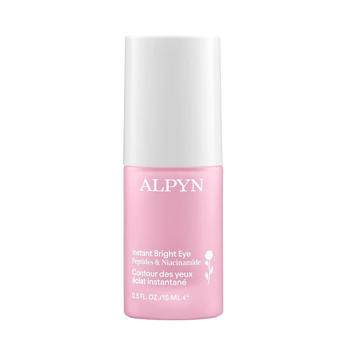 ALPYN Instant Bright Eye with Peptides & Niacinamide | Brightens Dark Circles, Visibly Firms & Softens Fine Lines | 0.5 Fl Oz / 15 ml