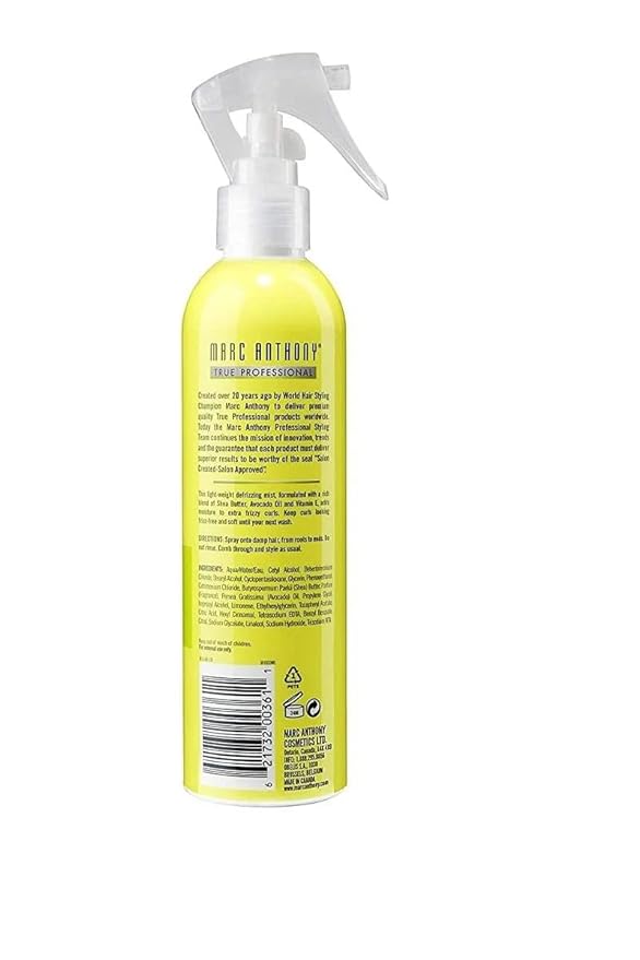 Marc Anthony Leave-In Conditioner, Strictly Curls - Shea Butter, Vitamin E & Avocado Oil Softens & Defines Coarse Curls - Sulfate-Free Anti-Frizz Styling Product For Curly, & Wavy Hair (Pack of 2)