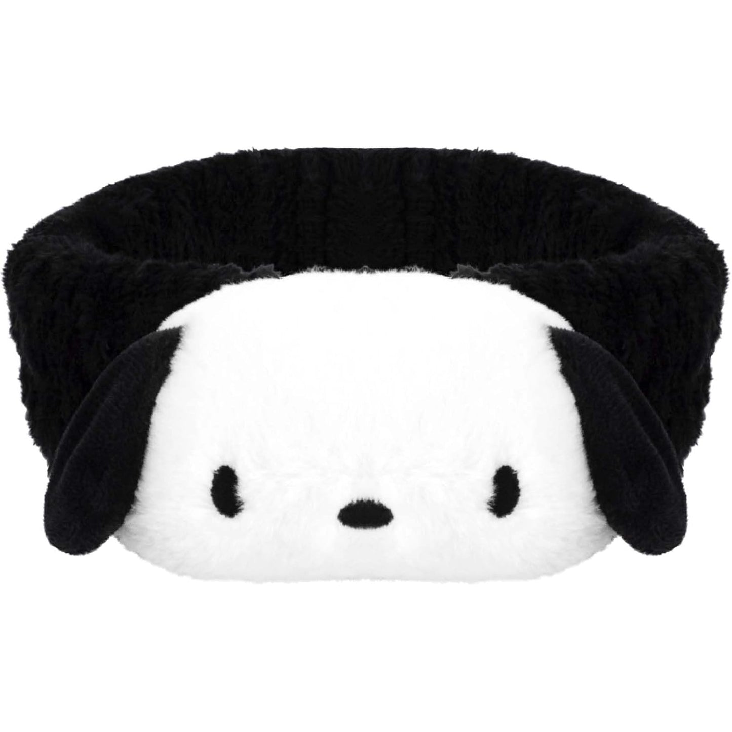 Kawaii Spa Headband for Washing Face, Make Up, Party; Soft, Stretchy, Comfortable; Black; 1 Count (Pack of 1) for Women