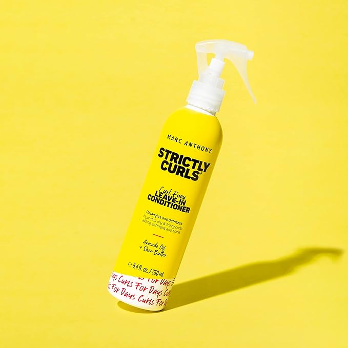 Marc Anthony Leave-In Hair Conditioner for Curly Hair, Strictly Curls - Curl Defining & Deep Conditioning Detangler Moisturizer Hydrates Dry & Frizzy Curls - Hair Styling Product Reduces Frizz