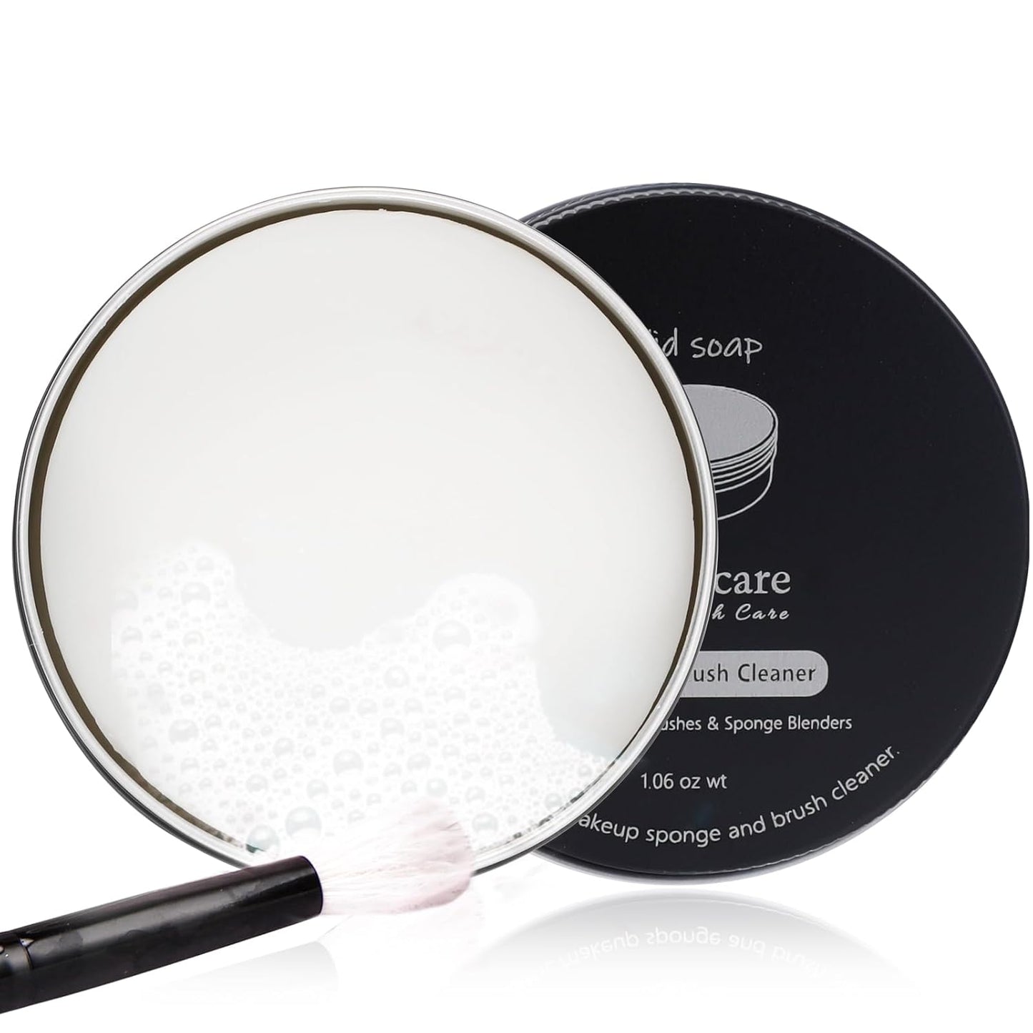 DUcare Makeup Brush Cleaner Shampoo Soap Solid Brush Cleaning Mat Removes Cosmetic Color Brush Cleaner Pad for Cleaning Makeup Sponges Brushes