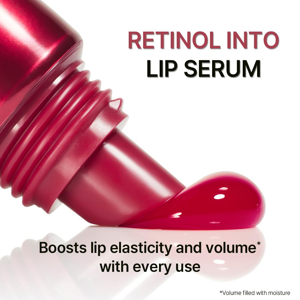 PRIMERA PRMR Lip Retinol Serum Tube #Rosy | Tinted Hydrating Lip Oil & Gloss, Korean Lip Stain made with Collagen, Long-lasting Plumping & Moisturizing Lip Care Serum (0.24 oz / 7g)