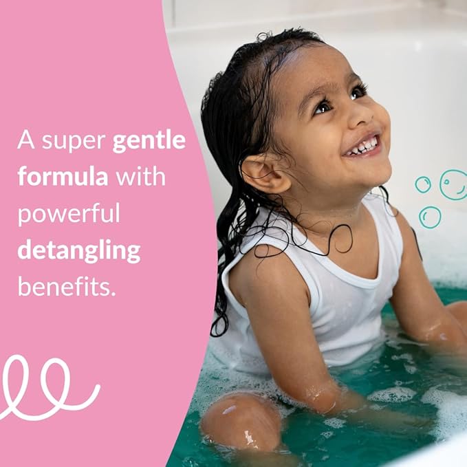 Love Ur Curls Kids - LUCK 2 in 1 Shampoo and Conditioner, Fragrance Free, Pediatrician Approved, Gentle Tear Free Fragrance-Free Formula, Easy to Detangle Curls, Sulfate and Paraben Free, 300 mL