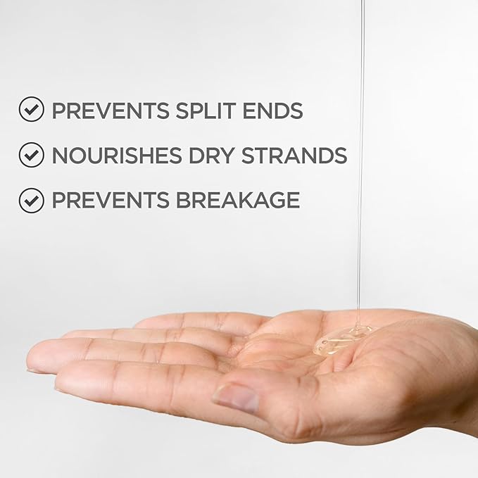 BioSilk Silk Therapy Original, Reconstructing Leave-In Hair Treatment, Adds Shine, Smooths & Prevents Split Ends, Sulfate-Free, Paraben-Free, Cruelty-Free, 34 Oz