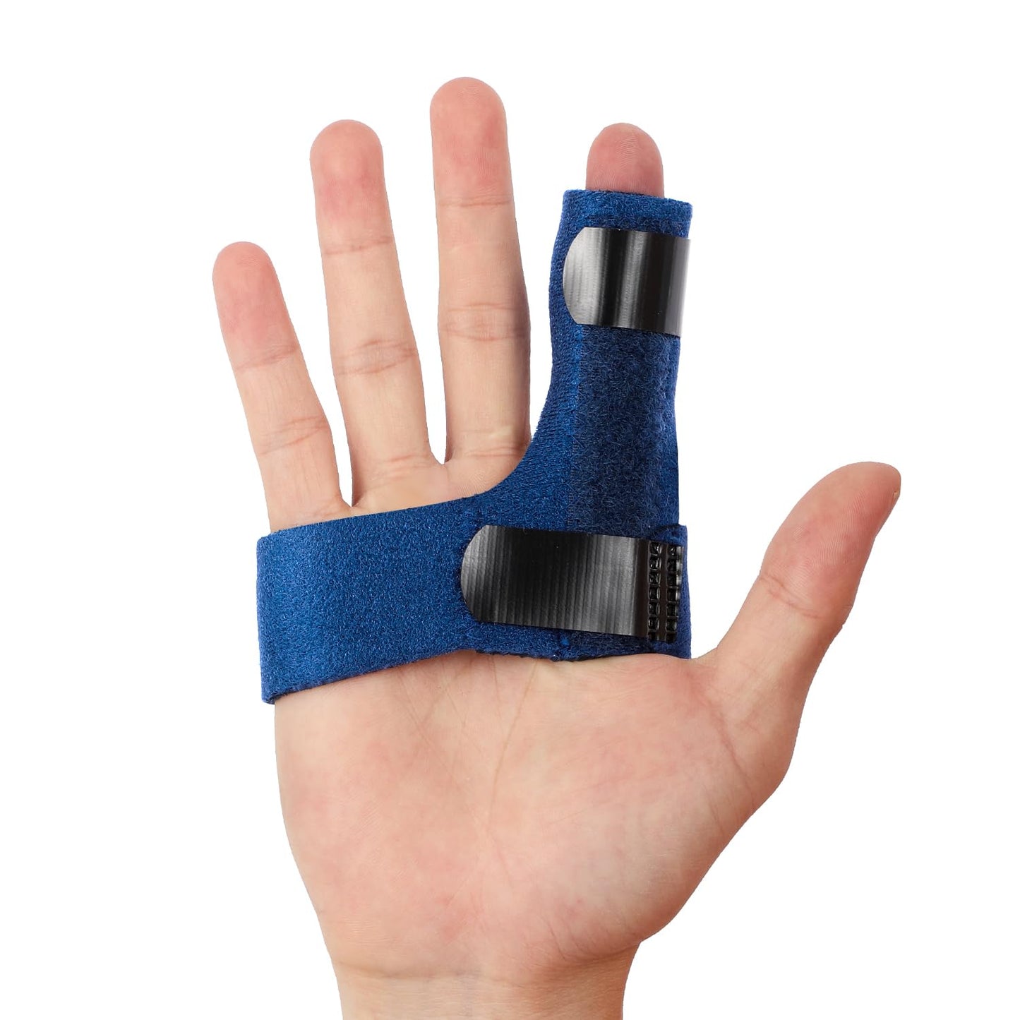 Finger Braces, Trigger Finger Splints for Straightening, Mallet Finger and Broken Finger, Finger Straighteners Provide Support and Relieve Pain - Blue