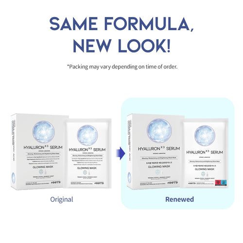 #OOTD Triple Hyaluron Hydrating Mask for Dry and Sensitive Skin, Anti Aging, Tightening and Moisturizing, Korean Vegan Beauty, Hyaluronic Acid, Caffeine, Vitamin C 10EA