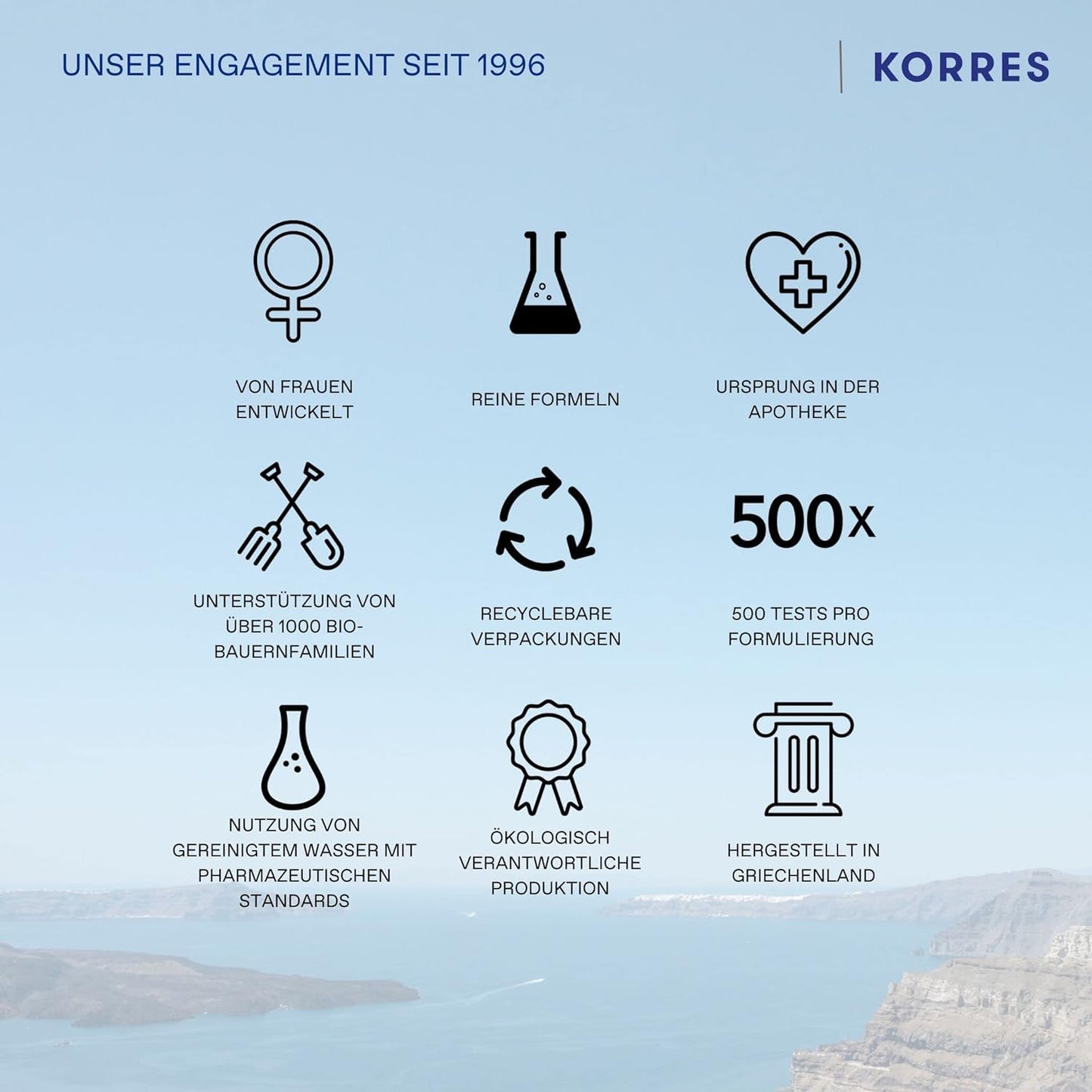 KORRES Olympus Tea Foaming Cream Cleanser, Gentle Face Wash With Organic Greek Mountain Tea, Cream-to-foam Formula For Everyday Use, Rinses Away Makeup & Residue, Leaves Skin Fresh & Soft, 6.76 Fl Oz