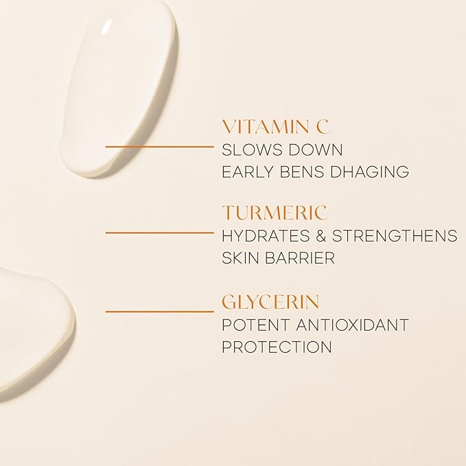 Vitamin C & Turmeric Face Scrub - Dermatologist Tested, Exfoliating, Brightening, Hydrating, Anti-Aging, Clean Beauty, Cruelty-Free Korean Skincare, All Skin Types - 6.76 Fl Oz / 200ML