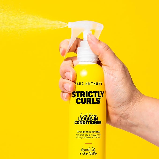 Marc Anthony Leave-In Hair Conditioner for Curly Hair, Strictly Curls - Curl Defining & Deep Conditioning Detangler Moisturizer Hydrates Dry & Frizzy Curls - Hair Styling Product Reduces Frizz