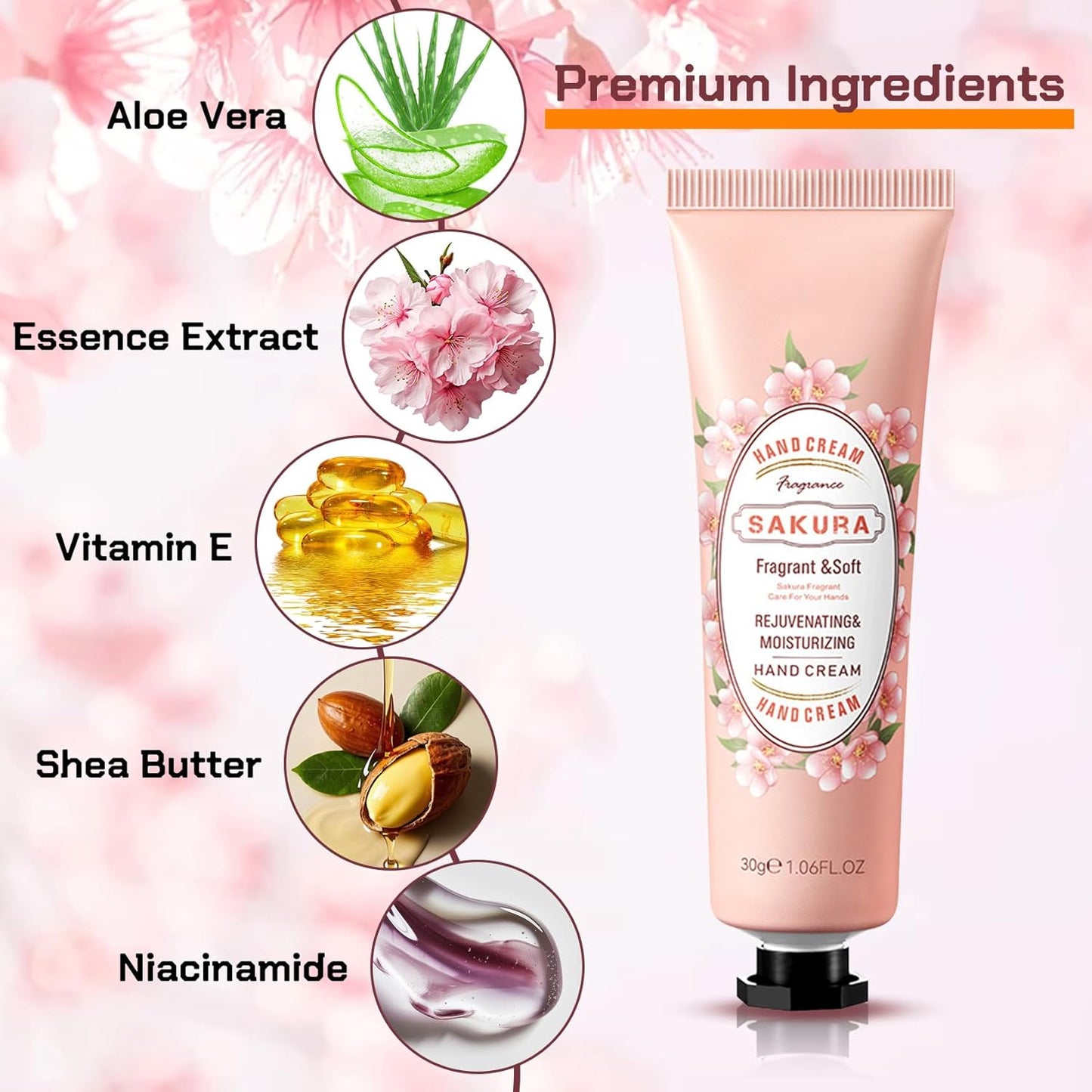 10 Pack Hand Cream Set,Moisturizing Mini Hand Lotion,Travel Size Hand Cream for Women,Bulk Hand Lotions for Dry Cracked Hands,Hydrating Moisturizer for Birthday Gifts and Christmas Gifts