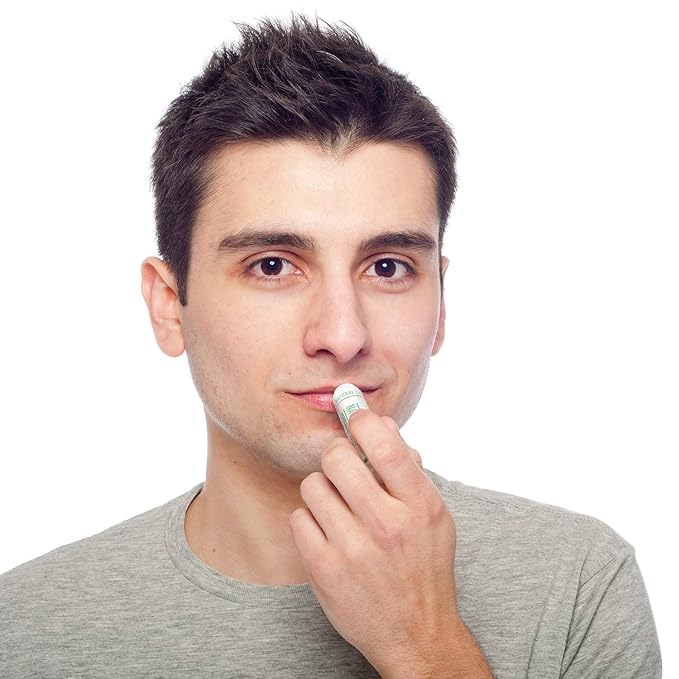 Naturistick Natural Beeswax Lip Balm 7-Pack | Peppermint | Standard 0.15 oz Tubes