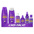 Miracle Curls: Shampoo, Conditioner, Deep Conditioner, Refresher Gel, Detangling Milk, Oil Treatment 6-Piece Set