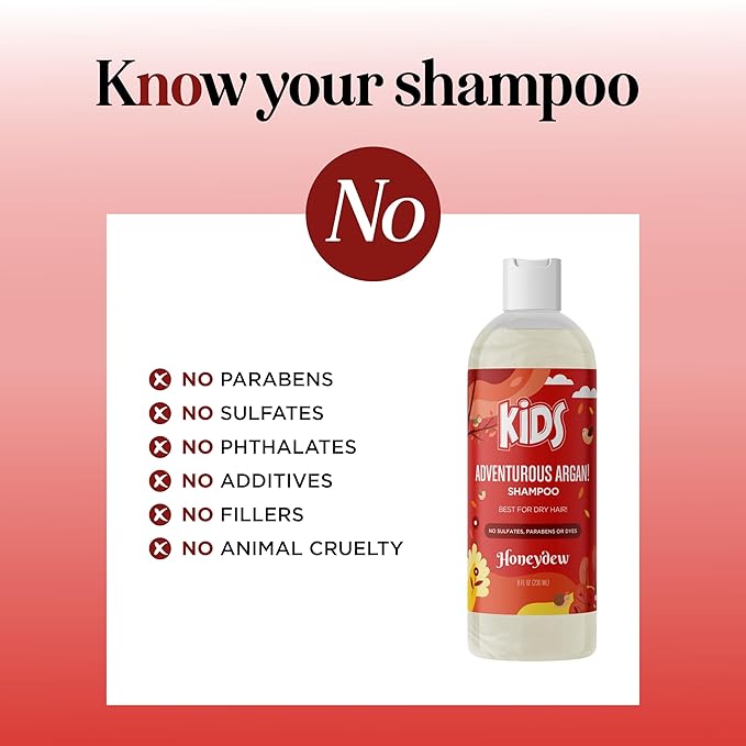 Nourishing Kids Shampoo for Dry Scalp - Gentle Dry Scalp Care Shampoo for Kids with Cleansing Essential Oils for Kids - Clarifying Shampoo for Build Up and Dry Flaky Scalp with Tea Tree Oil for Hair