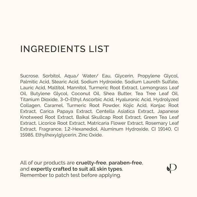 PLANTIFIQUE Kojic Acid Soap for Hyperpigmentation 4 Bars with Mesh Bag - Turmenic Soap with Hyaluronic Acid, Collagen, Vitamin C for Dark Spots - Vegan Skincare, 320g / 11.28 oz