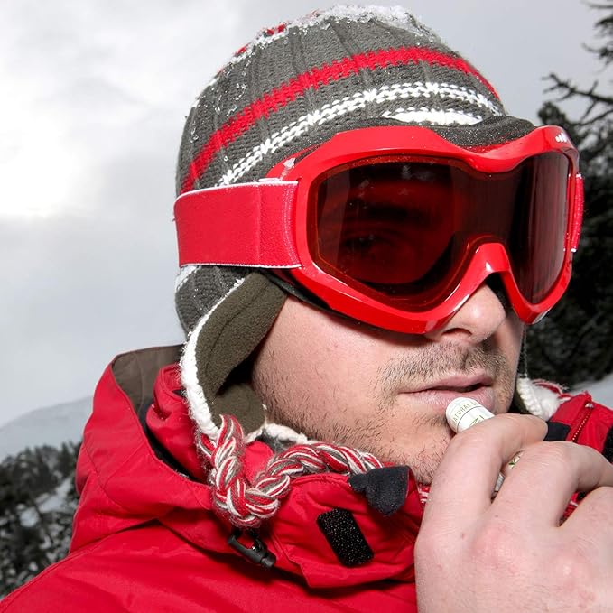 Naturistick Natural Beeswax Lip Balm 7-Pack | Green Tea | Standard 0.15 oz Tubes