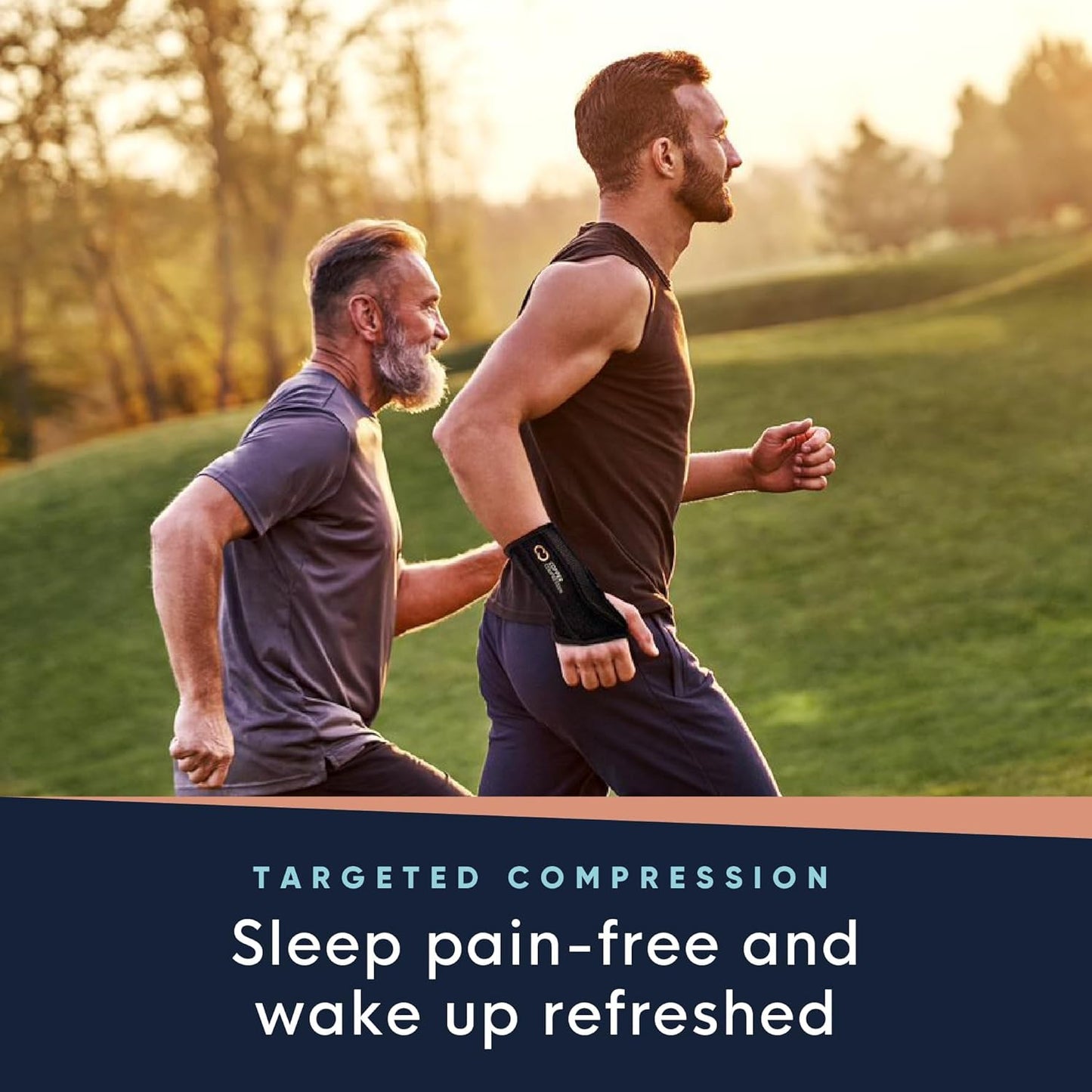 Copper Compression Advanced Wrist Brace - Copper Infused Adjustable Orthopedic Support Splint for Pain, Carpal Tunnel, Arthritis, Tennis Elbow, Tendinitis, RSI, Ganglion Cyst for Men Women Left L/XL