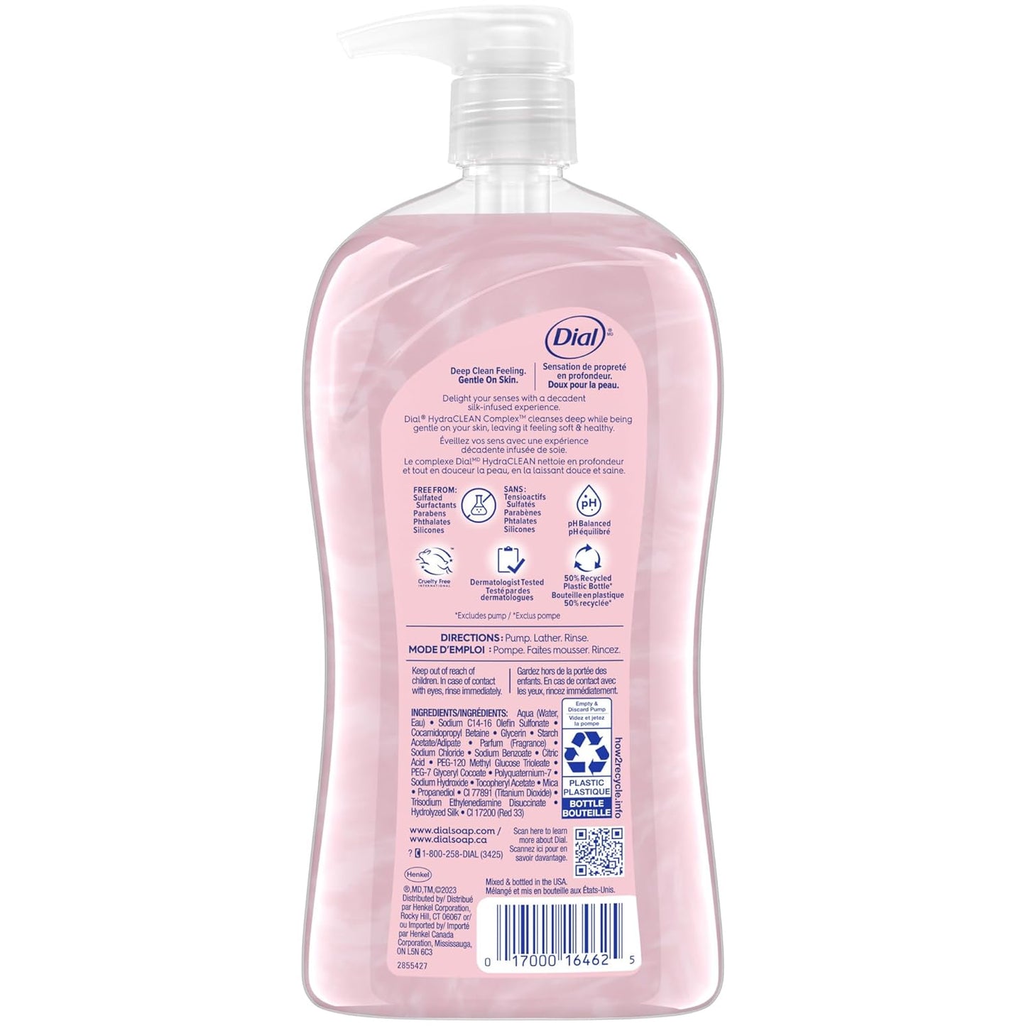 Dial Body Wash, Pamper & Indulge, Silk & Magnolia, 32 fl oz