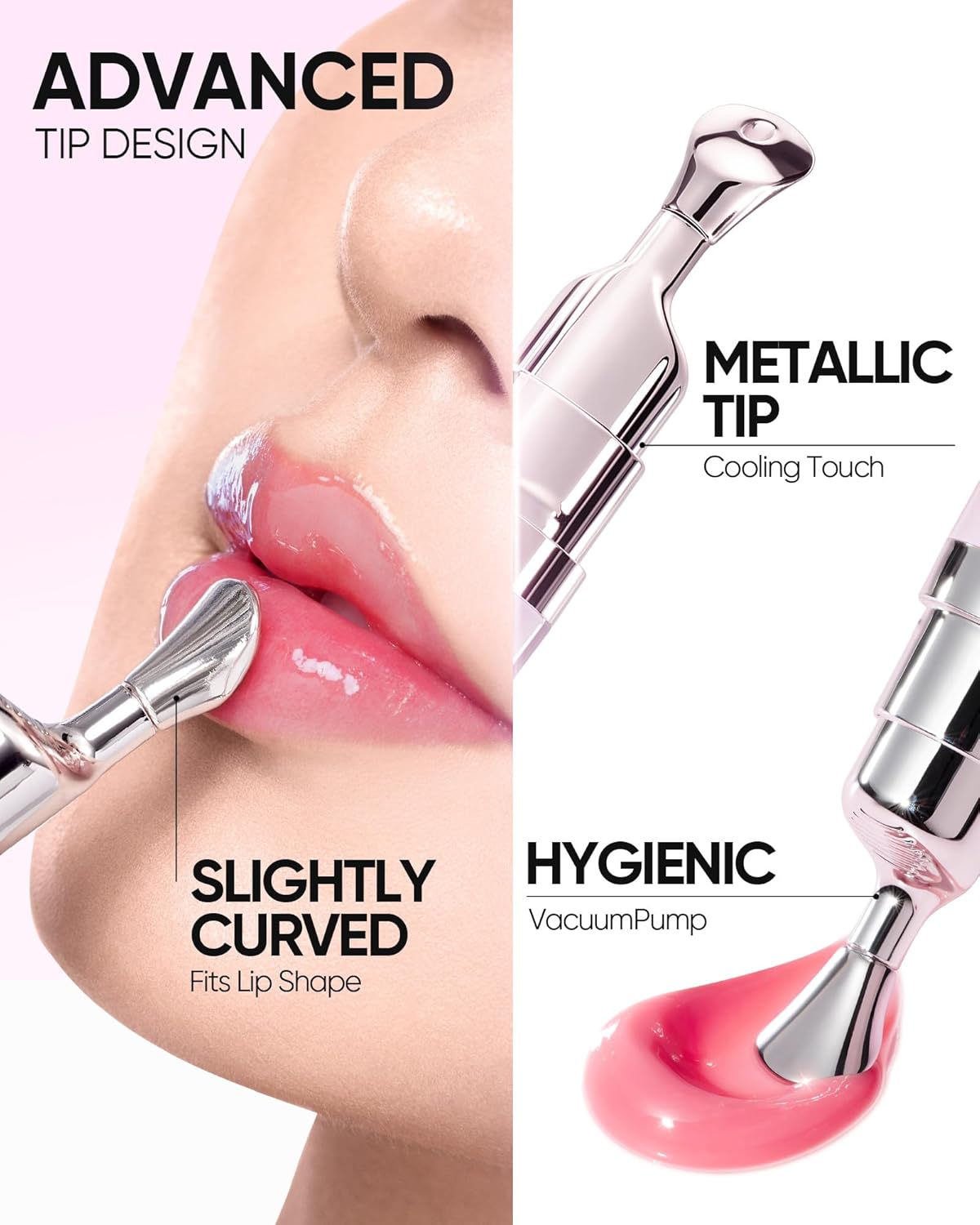 Hydrating Brightening Lip Serum, Smooth Tinted Lip Stain, Plumping Lip Gloss with Polypeptide Squalane, Moisturizing Balms, Brighten Dark Lips, Korean Beauty Makeup (06 Cherry Red)