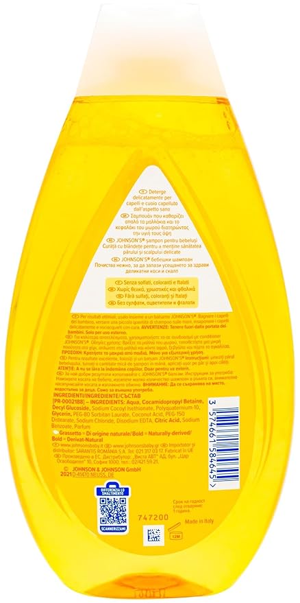JOHNSONS BABY SHAMPOO REGULAR 500ML