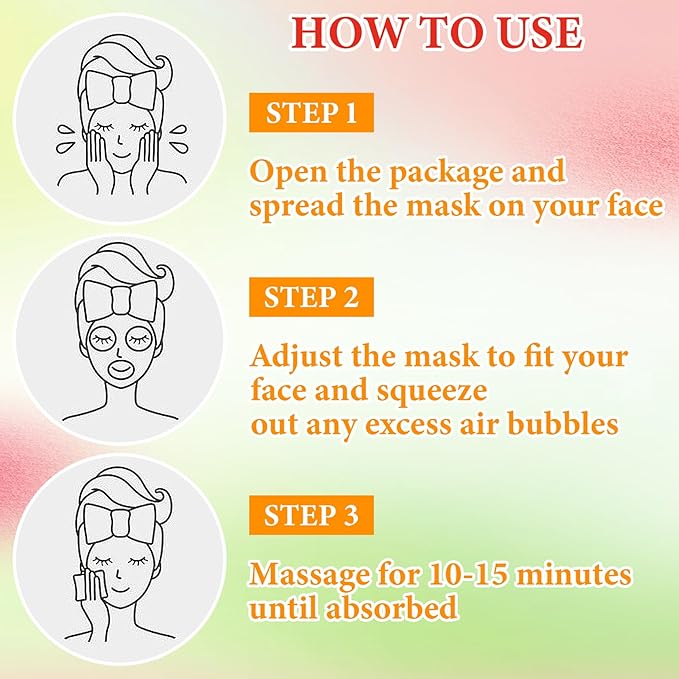 10 Pack Variety Facial Sheet Masks Skin Care Set, Hydrating Bulk Sheet Face Masks Skincare Gifts Set for Women Men, Long Lasting Moisturizing Face Mask Skincare for All Skin Type（12