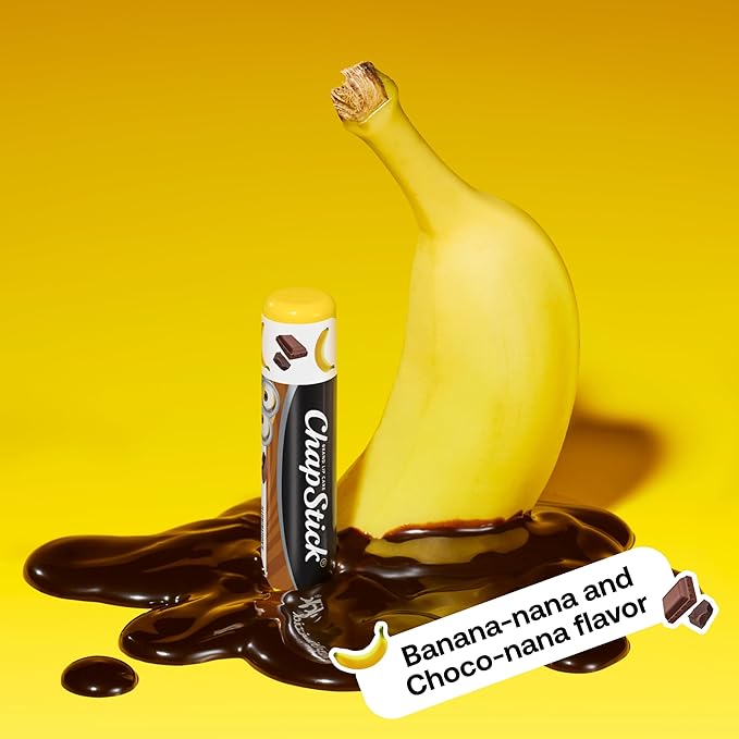 ChapStick Lip Balm, Minions Banana Variety Pack (6 Sticks), Party Favors for Kids, 0.15 Oz Ea