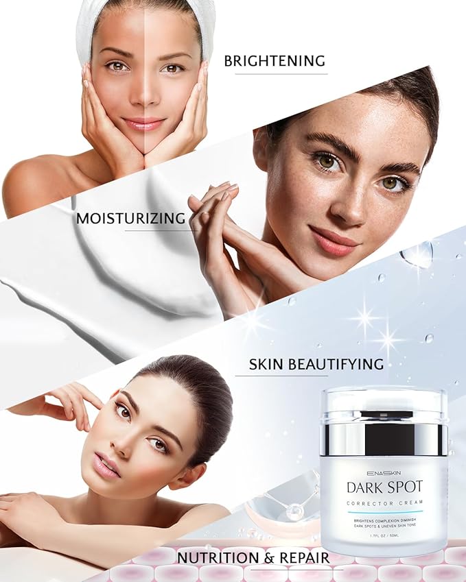 Dark Spot Remover for Face and Body: Hyperpigmentation Treatment - Natural Ingredient - Freckle/Melasma/Sun Spot/Age Spot Remover - Dark Spot Corrector Cream for Women and Men