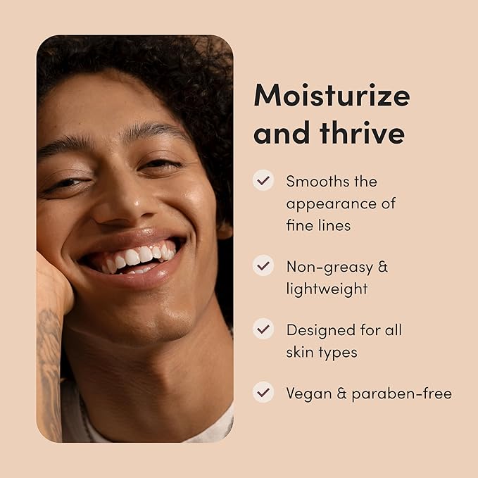 hims Everyday Moisturizer for Men - Lightweight, Hydrating Men's Face Moisturizer with Hyaluronic Acid and Shea Butter - 1 fl oz & hims Vitamin C Serum for Men - Reduces Wrinkles - 1 fl oz