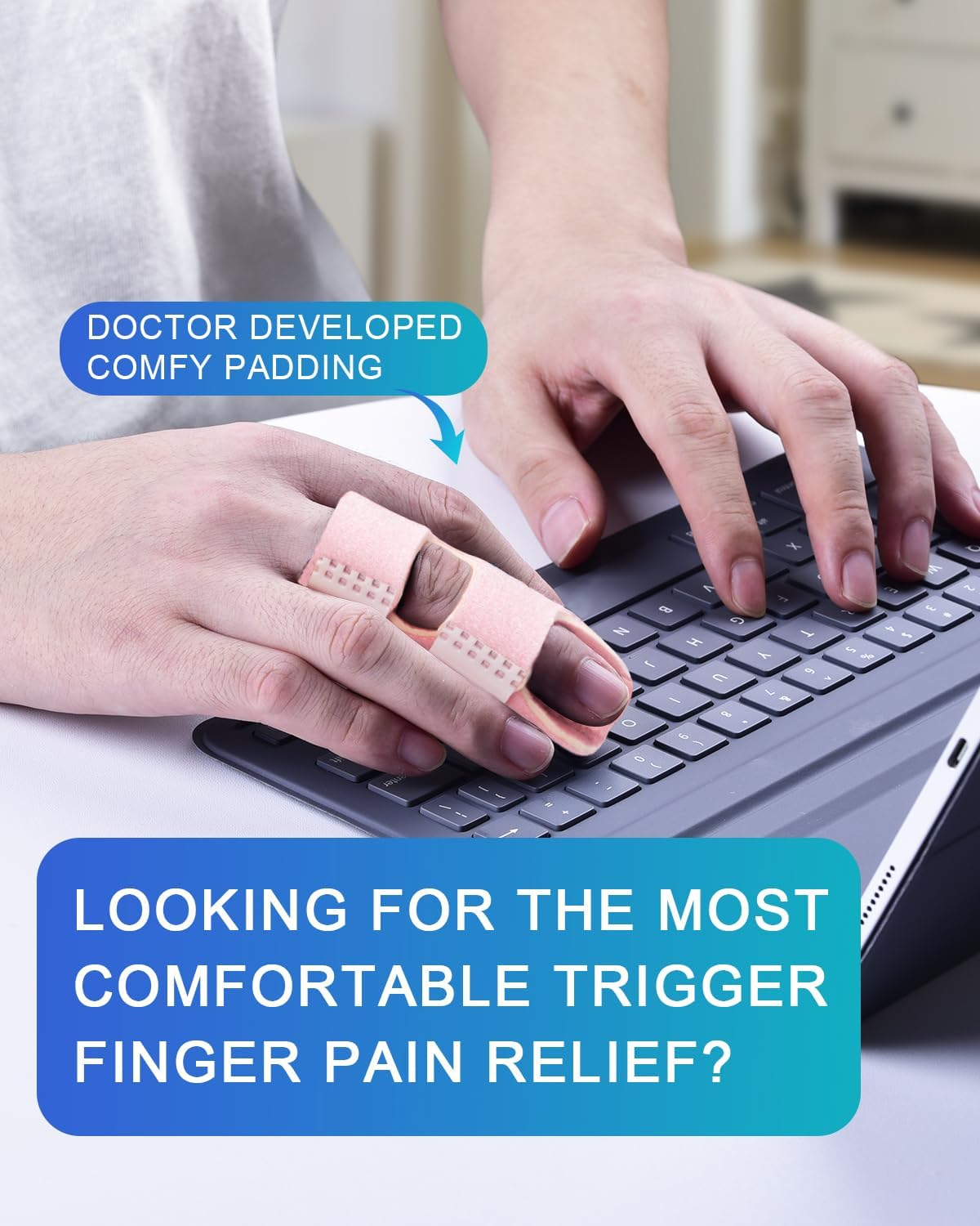 Finger Splint, 5pcs Color Finger Brace Support Stabilizer for Index, Middle, Ring Fingers Straightening Arthritis Knuckle Immobilization