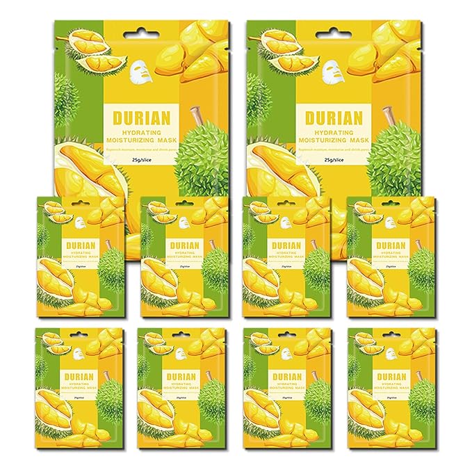 Face Masks Skincare,Hydrating Sheet Masks,Collagen Night Wrapping Mask,Facial Mask for Men&Women,with Collagen Essence and Fruit Extracts,Nourishing and Moisturizing for All Skin Types 10 Pack B5