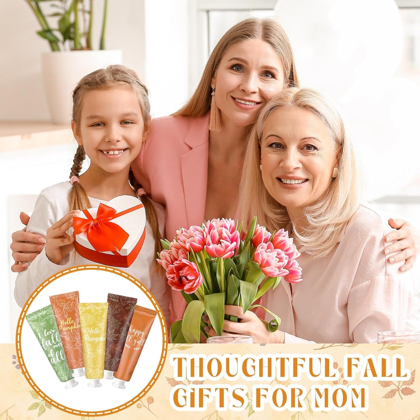 10 Pcs Thanksgiving Fall Hand Cream Bulk, Mini Pumpkin Lotion, 30ml Natural Botanical Fragrance Fall Lotion for Chapped Hands, Thanksgiving Favors, Employee Gifts, Baby Shower, Travel, Work, Team