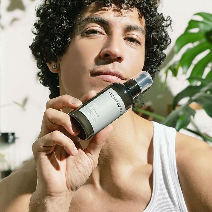 HommeFace Men’s Daily Face Moisturizer, 5.07 fl. oz. - Hydrating & Nourishing Facial Lotion - Korean Skincare Technology with Collagen, Witch Hazel & Cica Extracts