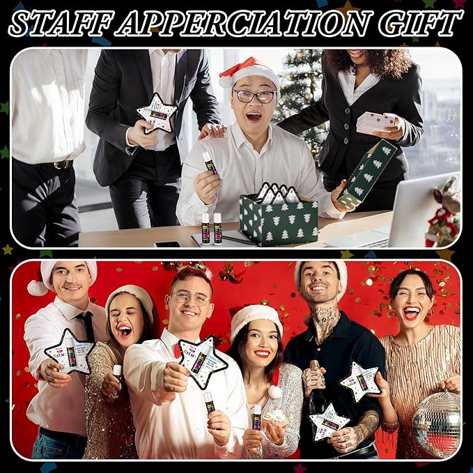 30 Pack Employee Teacher Appreciation Gifts Bulk Lip Balm Teacher Employee Staff Team Thank You Gifts You're the Balm Volunteer Nurse Appreciation Party Favor for Women Men Coworkers Birthday