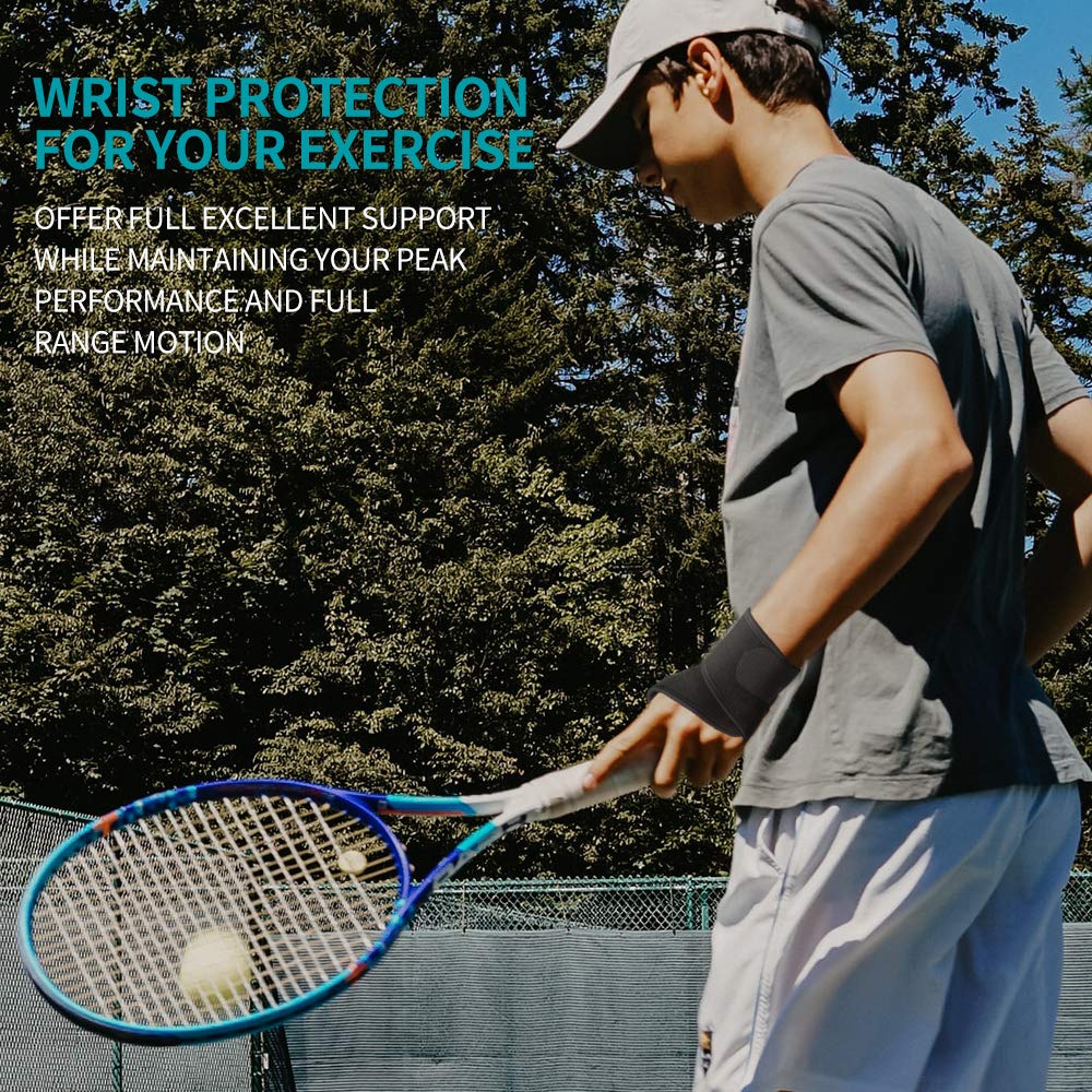 Wrist Brace for Carpal Tunnel, Breathable and Adjustable Wrist Support Brace for Arthritis and Tendinitis, Wrist Compression Wrap for Pain Relief, One Size Fits Left or Right Hand – Single