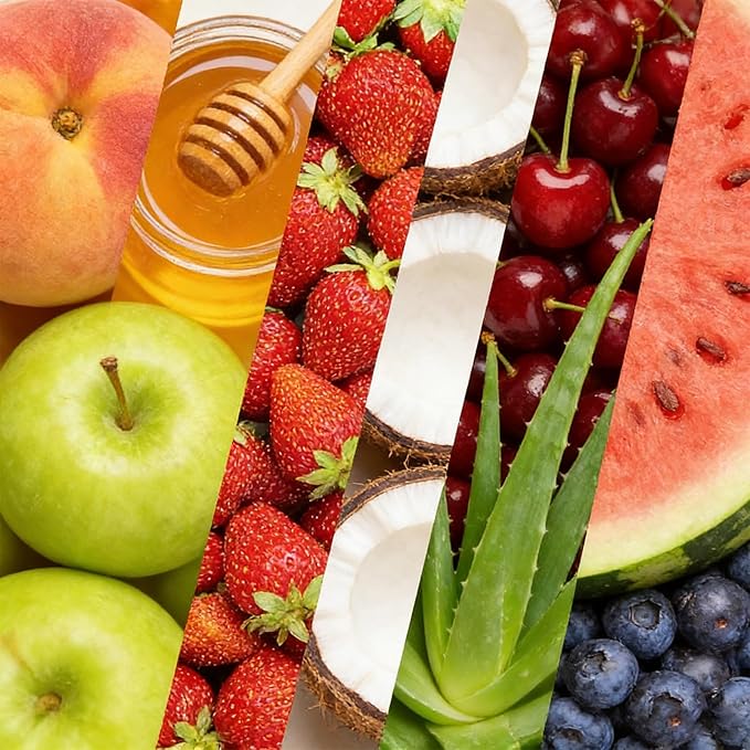 9 PCS Bee Lip Balm Honey Pot, Fruit Moisturizing Propolis Lip Mask, Lip Mask Overnight Propolis Moisturizing Lip Balm Hydrating Prevention Dry and Crack Lip Scrubs Exfoliator Lip Care Products