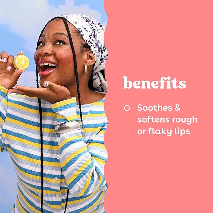 eos Limited Edition Overnight Lip Mask, Strawberry Limoncello – Moisturizing Lip Treatment, For Dry Lips, Made with Squalane & Shea Butter, Cruelty-free, 0.42 oz