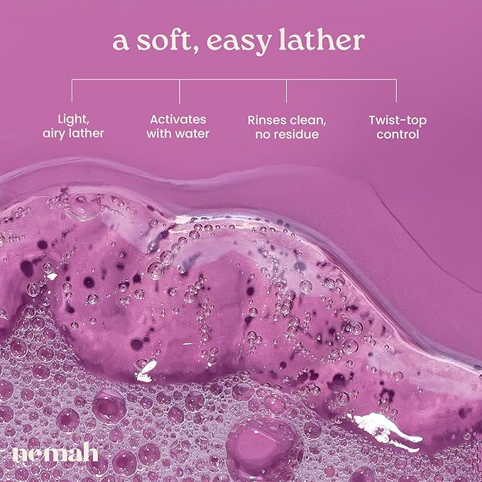 Nemah Baby Soap And Shampoo, 2 In 1 Baby Wash For Hair And Body, Tear Free Shampoo And Body Wash With Chamomile Aloe Vera Jojoba Oil, For Newborn And Toddlers, Vegan, Baby Bath Essentials, 9.8 Fl Oz