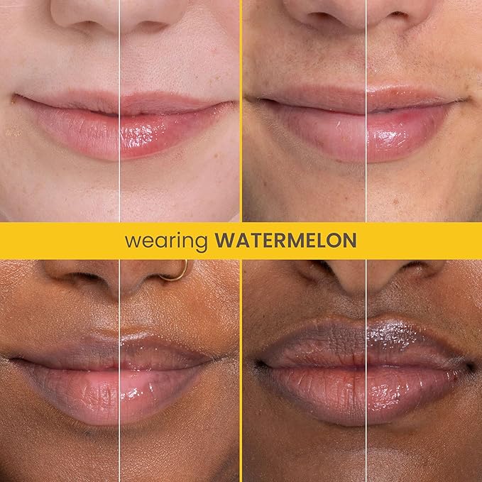 Burt's Bees Easter Basket Stuffers, Lip Balm, Original Beeswax, Cucumber Mint, Watermelon & Sweet Mandarin, With Responsibly Sourced Beeswax, Tint-Free, Natural Origin Treatment, 4 Tubes, 0.15 oz.